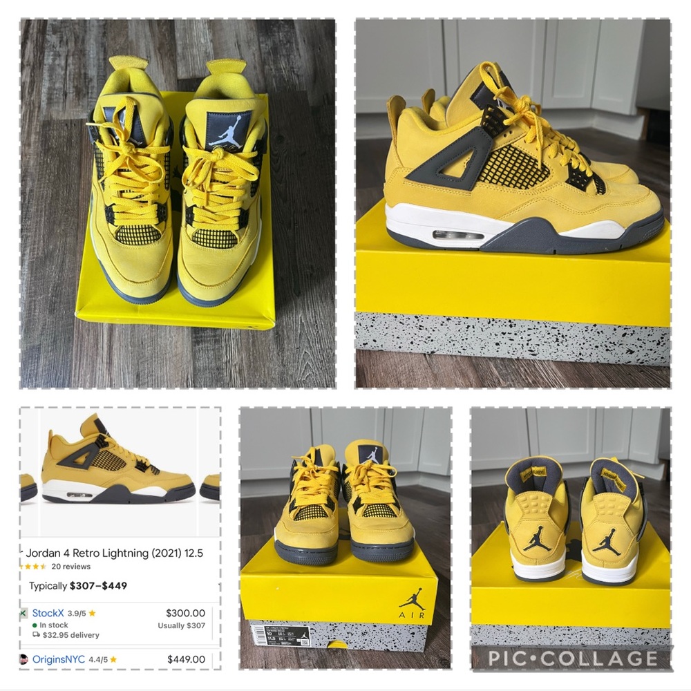 Men’s retro air Jordan’s 4